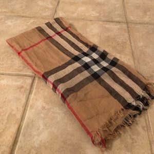 Authentic Burberry Nova Check Scarf